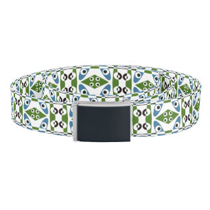 Bohemian Chintz 1 Blue Green B Belt