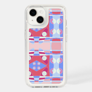 Bohemian Chintz 70 Pastel Red Blue White B Speck iPhone 14 Case