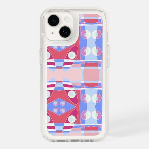 Bohemian Chintz 70 Pastel Red Blue White B Speck iPhone 14 Case