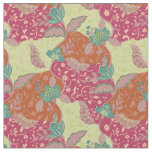 Bohemian Colourful Patchwork Pattern Fabric