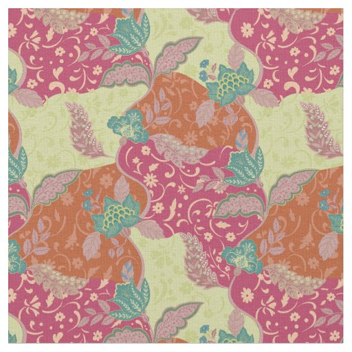 Bohemian Colourful Patchwork Pattern Fabric