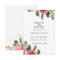 Bohemian Coral Floral Save The Date
