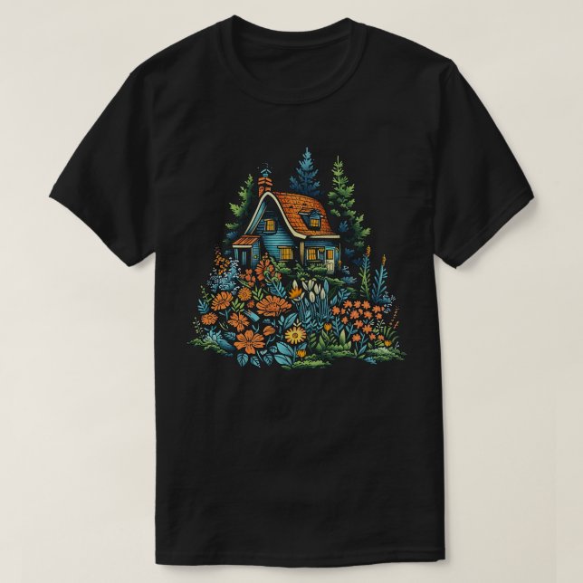 Bohemian Cottage T-Shirt (Design Front)
