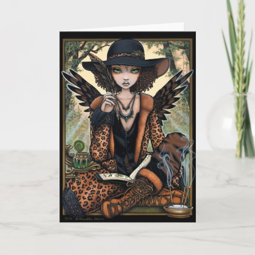 Bohemian Creole Nature Shaman Ethnic Angel Willa Card