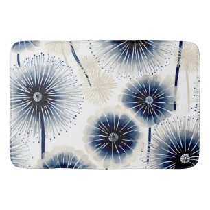 Bohemian Dandelions Bath Mat