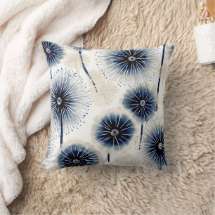 Bohemian Dandelions Throw Pillow