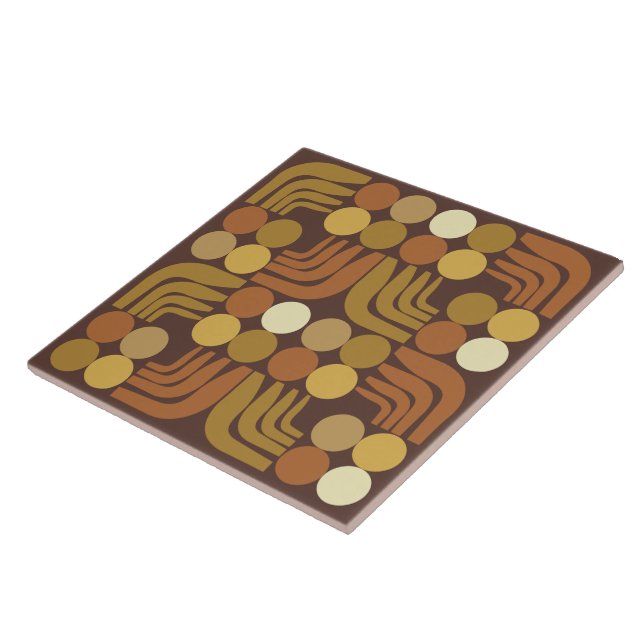 Bohemian Dark Brown Ceramic Tile (Side)