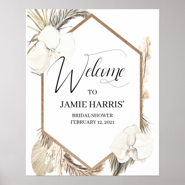 Bohemian|Desert|Bridal shower poste, Bridal shower Poster (Front)