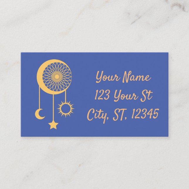 Bohemian Dream Catcher Thunder_Cove       Business Card (Front)