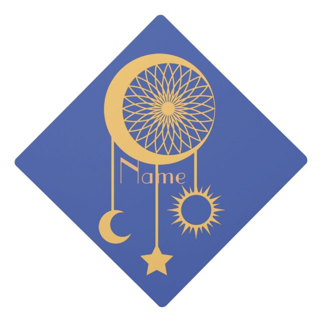 Bohemian Dream Catcher Thunder_Cove        Graduation Cap Topper (Front)