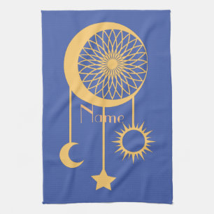 Bohemian Dream Catcher Thunder_Cove Kitchen Towel
