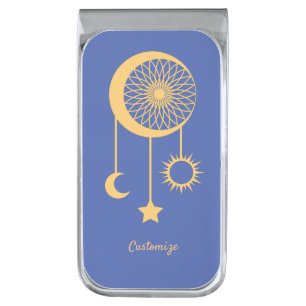 Bohemian Dream Catcher Thunder_Cove Silver Finish Money Clip