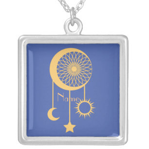 Bohemian Dream Catcher Thunder_Cove Silver Plated Necklace