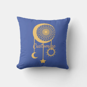 Bohemian Dream Catcher Thunder_Cove       Throw Pillow
