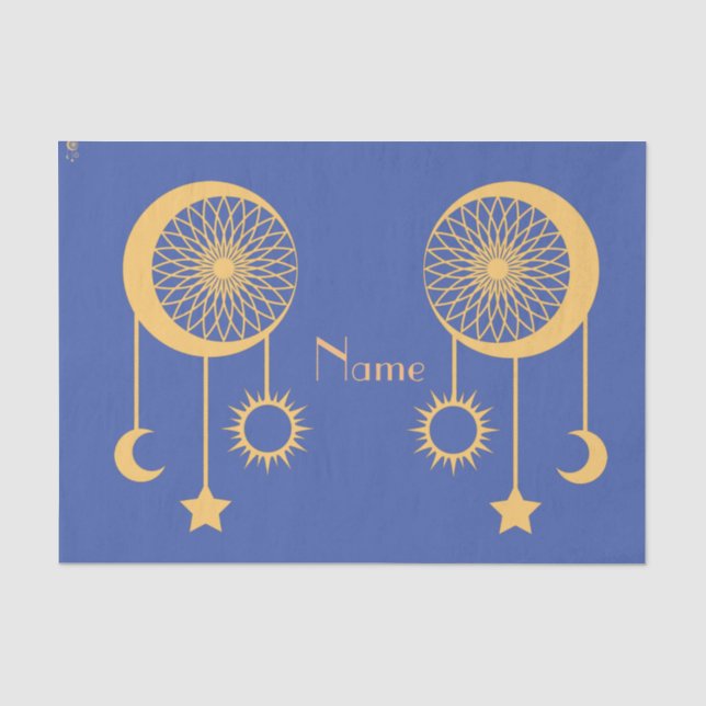 Bohemian Dream Catcher Thunder_Cove        Tissue Paper (Front)