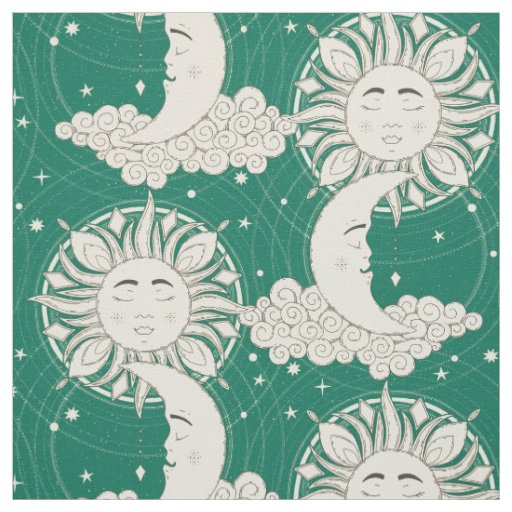 bohemian dreams green fabric