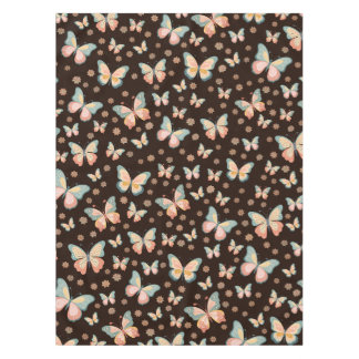 Bohemian dreams of butterflies and flowers on. tablecloth