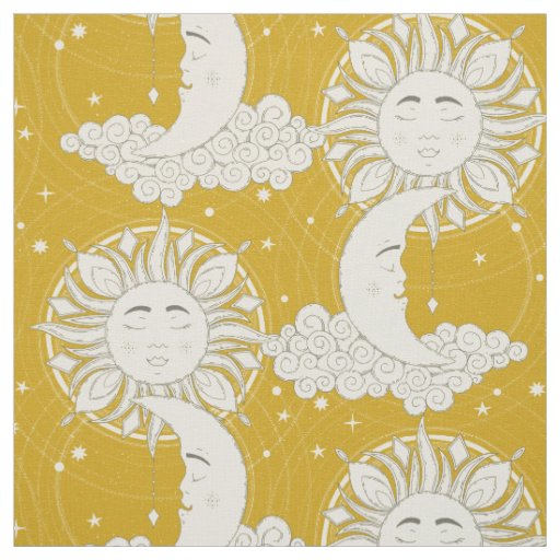 bohemian dreams yellow fabric