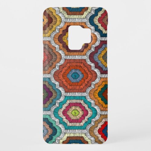 Bohemian Embroidery Geometric Patchwork Case_Mate Samsung Galaxy S9 Case