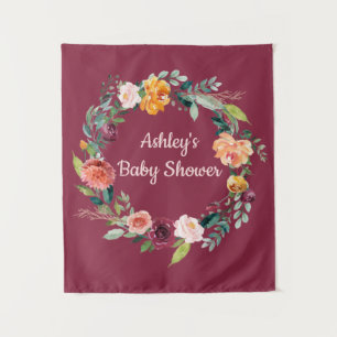 Bohemian Fall in Love Autumn Baby Shower Backdrop