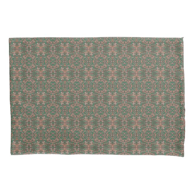 Bohemian Fall Leaf Greenery Seamless Pattern    Pillow Case (Front)