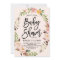 Bohemian Feathers and Floral Wreath Baby Shower