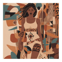 Bohemian Feminine Illustration