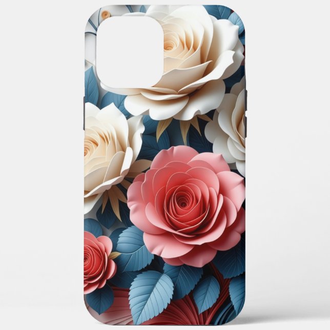Bohemian Floral Art Perfect Gift For Your Loves Case-Mate iPhone Case (Back)
