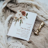 Bohemian Floral Terracotta Wedding