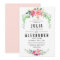 Bohemian Floral Wedding Invitation