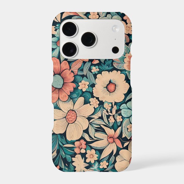 Bohemian Flower Iphone Case (Back)