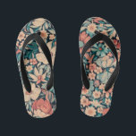 Bohemian Flower Pillow Case Kid's Flip Flops<br><div class="desc">Bohemian Flower Created by @nurpleart on Instagram.</div>