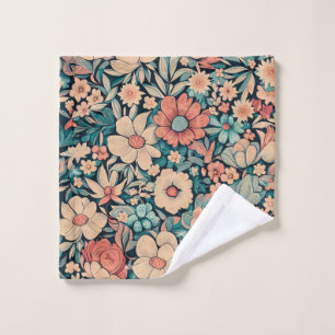 Bohemian Flower Wash Cloth