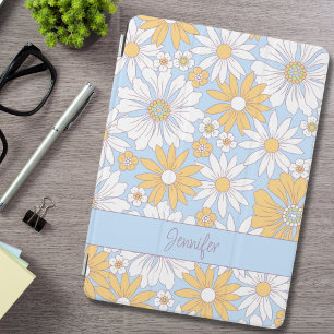 Bohemian Flowers Monogram  iPad Mini Cover