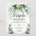 Bohemian greenery succulent brunch and bubby