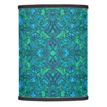 Bohemian Heaflow Blue Lamp