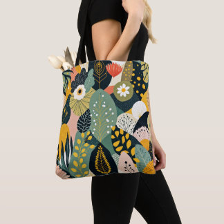 Bohemian Jungle Design Tote Bag. Bag