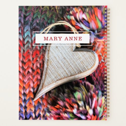 Bohemian Knitting Personalized Planner
