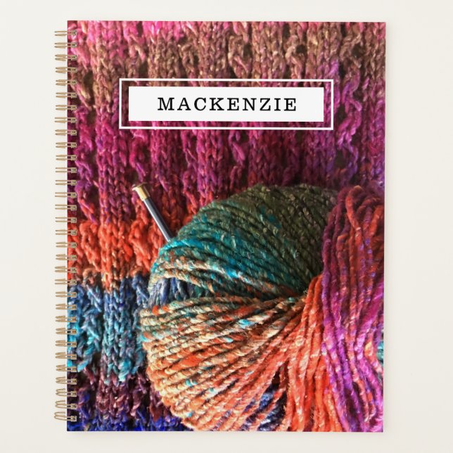Bohemian Knitting with Name Planner (Front)