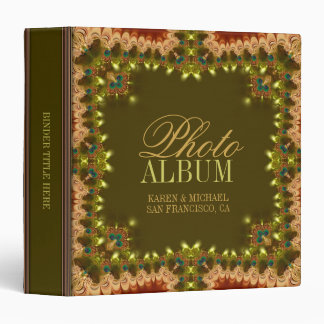 Bohemian Lace Ruffles Photo Album Binder