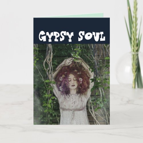 BOHEMIAN LADY GYPSY SOUL BIRTHDAY CARDS