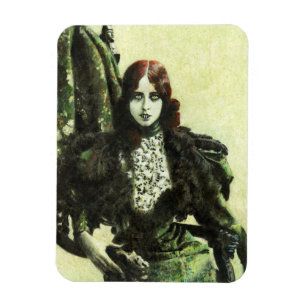 Bohemian Lady Vampire Flexible Magnet