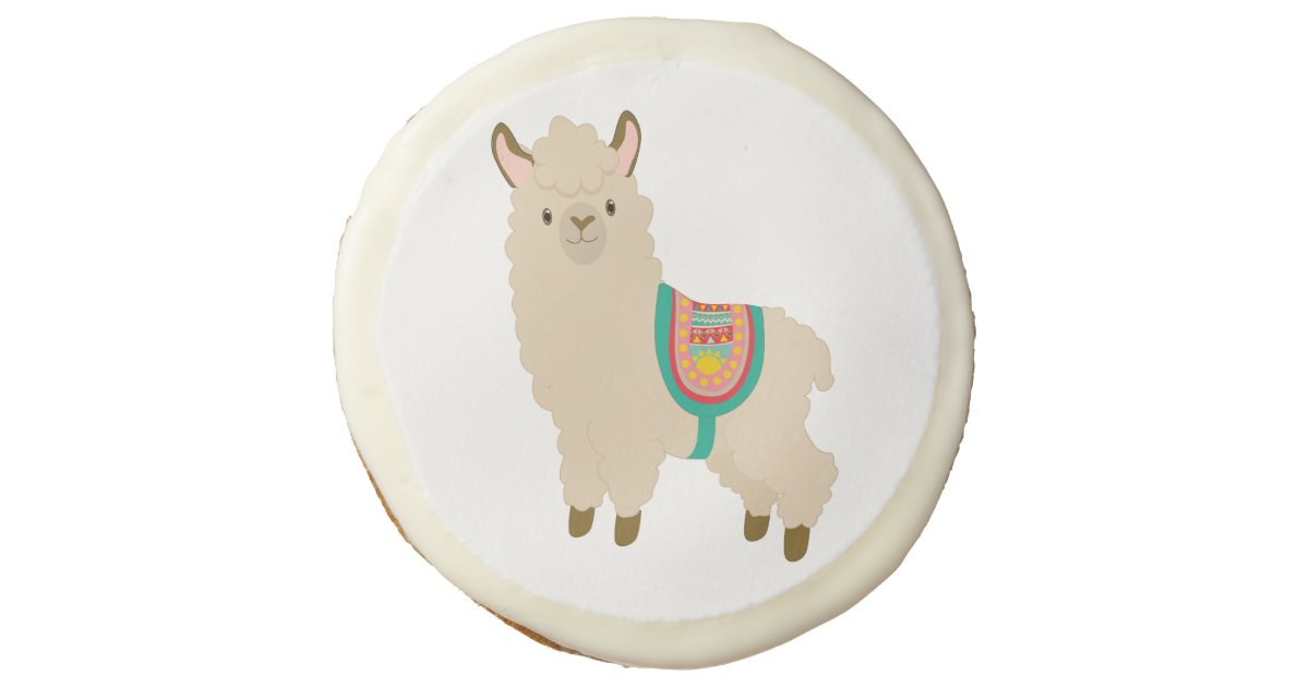 Bohemian Llama Sugar Cookies