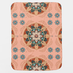 Bohemian Mandala Baby Blanket