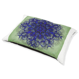 Bohemian Mandala Duvet Cover Set – Navy Blue Art Pet Bed
