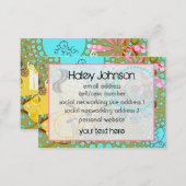 Bohemian One Social/Business Cards (Front/Back)