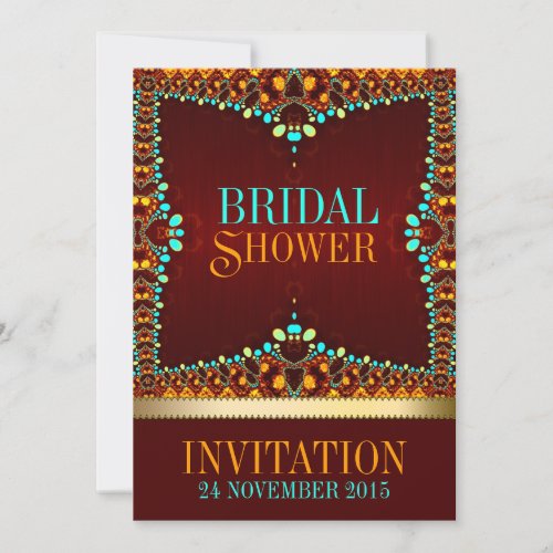 Eastern Bohemian Bridal Shower Invitations