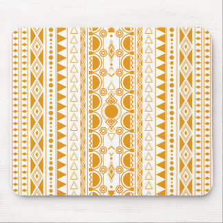 Bohemian Ornament 30122020 Orange Mouse Pad