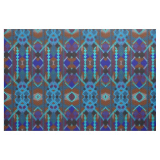 Bohemian ornament in ethno-style, Aztec Fabric