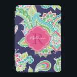 Bohemian Paisley Custom Monogram iPad Mini Cover<br><div class="desc">Add a touch of boho charm to your device with this colorful hand-drawn paisley iPad case! Featuring an intricate, artistic bohemian paisley pattern, this case brings a vibrant and stylish look to your tablet. Customize it with your name or monogram initials for a personal touch. Available in a variety of...</div>